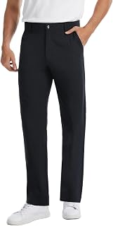 Mens Golf Pants 30" 32" 34" Stretch Classic Fit Dress Pants Business Casual