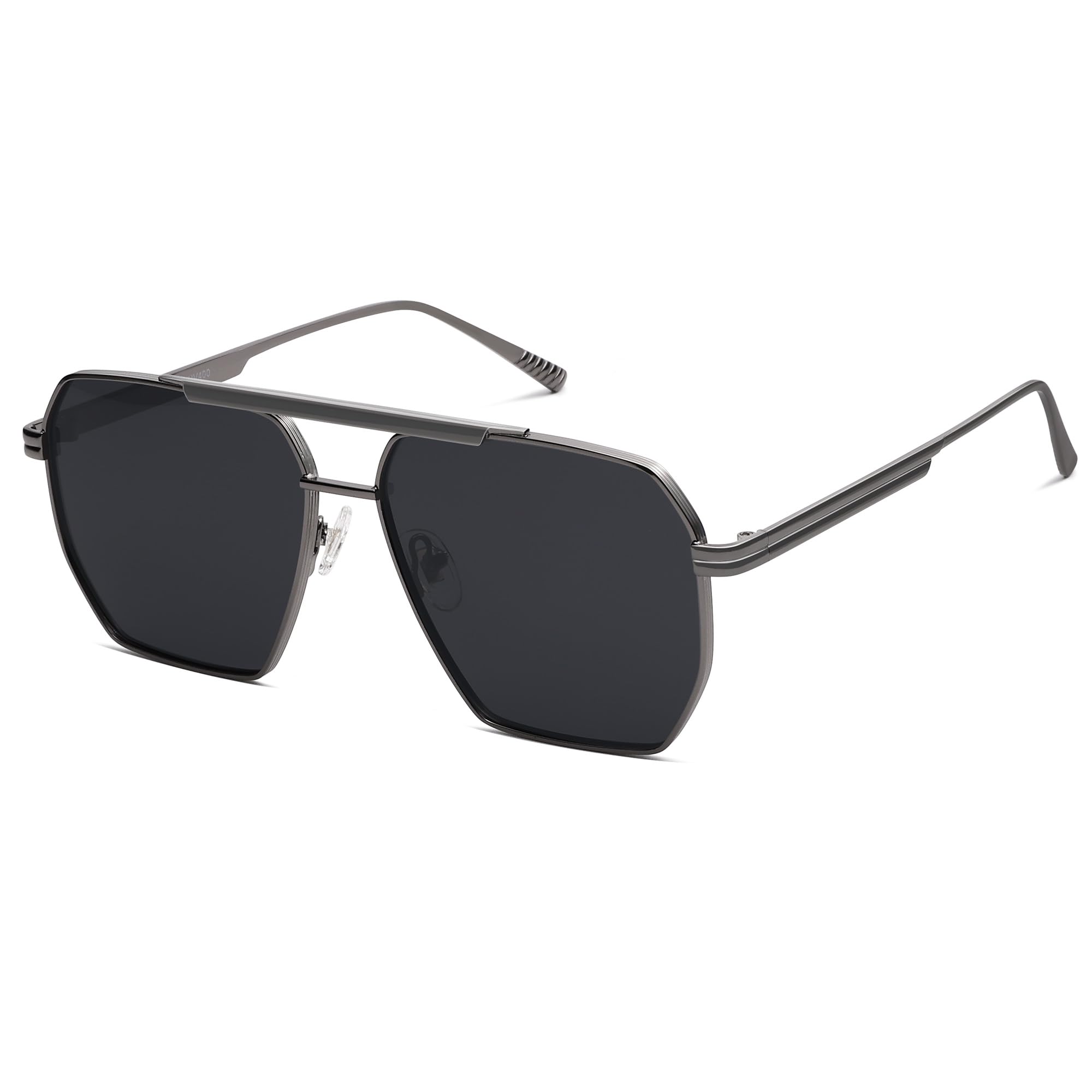SOJOS Retro Oversized Square Polarized Sunglasses for Women Men
