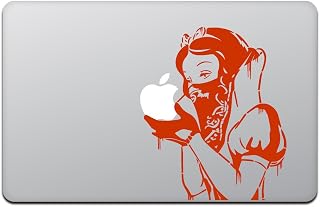 Kind Store MacBook Air/Pro 11/13" Macbook Sticker Sticker Sticker Snow White Revenge Snow White Strikes Back Bandana Gang 11" Red M745-11-R