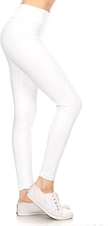 Leggings Depot PANTS レディース US サイズ: One Size (S-L/Size 2-12) カラー: ホワイト