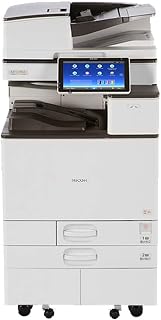Ricoh Aficio MP C4504 Tabloid/Ledger-Size Color Laser Multifunction Copier - 45ppm, Copy, Print, Scan, 2 Trays, Stand (Renewed)