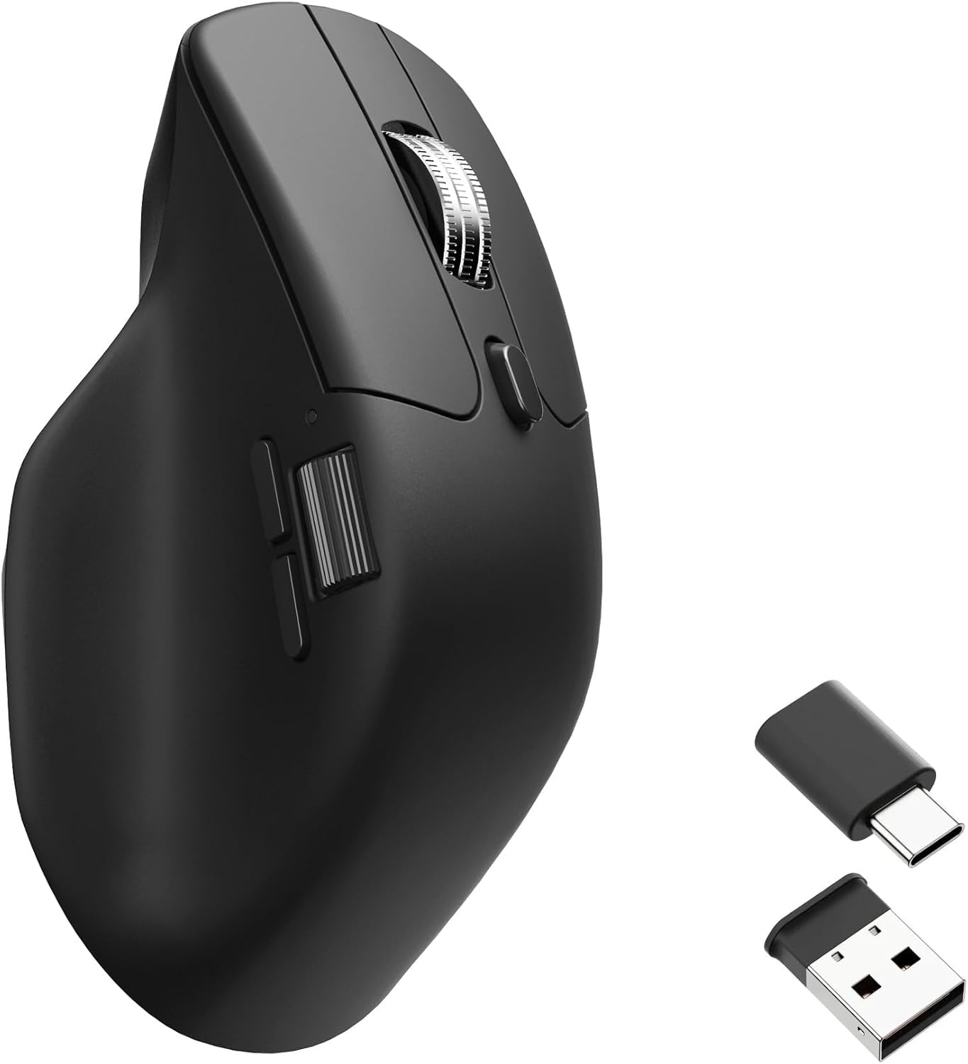 Keychron M6 1000 Hz Silent Wireless Bluetooth 5.1/2.4 GHz/Wired Optical Mouse, L