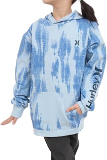 Hurley Junior B Tie DYE Pullover Hoodie 23 985993-BD6 (Blue/165/Jr)