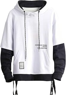 Moshtashio Men's Hooded Sweatshirt with Contrast Colours Hoodies Autumn