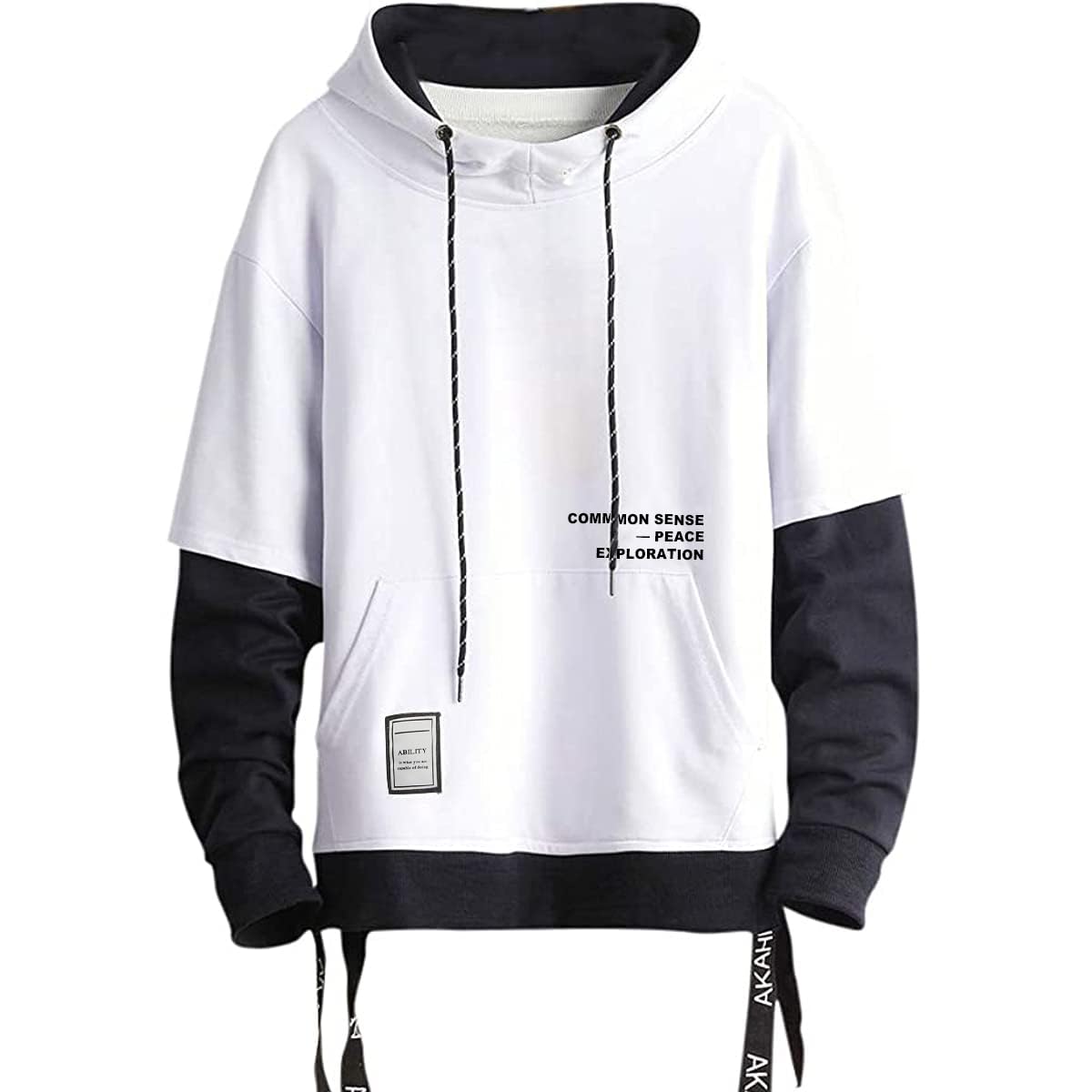 Moshtashio Men's Hooded Sweatshirt with Contrast Colours Hoodies Autumn