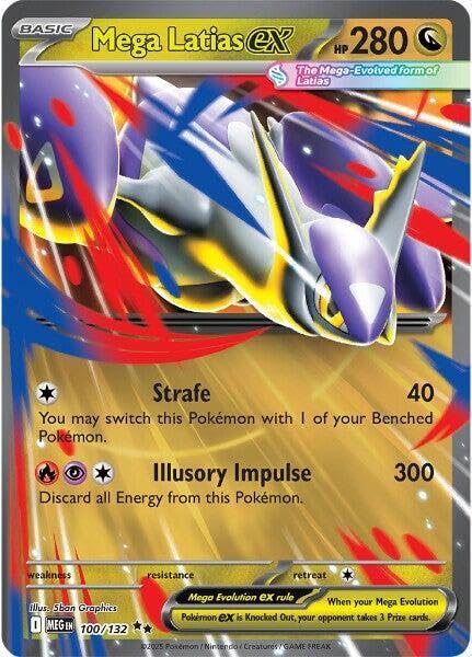 Pokemon - Mega Latias ex - 100/132 - ME01: Mega Evolution (MEG) - Double Rare - 