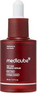 medicube NAD EGF Firming Serum for Face & Neck | Anti-Aging Serum with EGF Peptide, NAD & Collagen - Wrinkle Appearance, Elasticity & Pore Care, Korean Skincare, 1.01 fl.oz