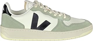 Veja Women's V-10 Prime Sneaker, Pure Black Clay, 38.5 EU