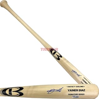 Yainer Diaz Signed Autographed Cooperstown Signature Model Bat TRISTAR