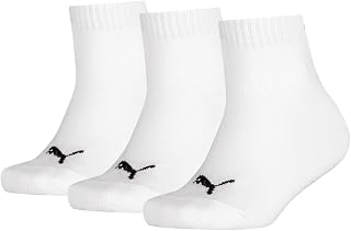 PUMA Kids Plain Quarter Calcetín Unisex niños (Pack de 3)