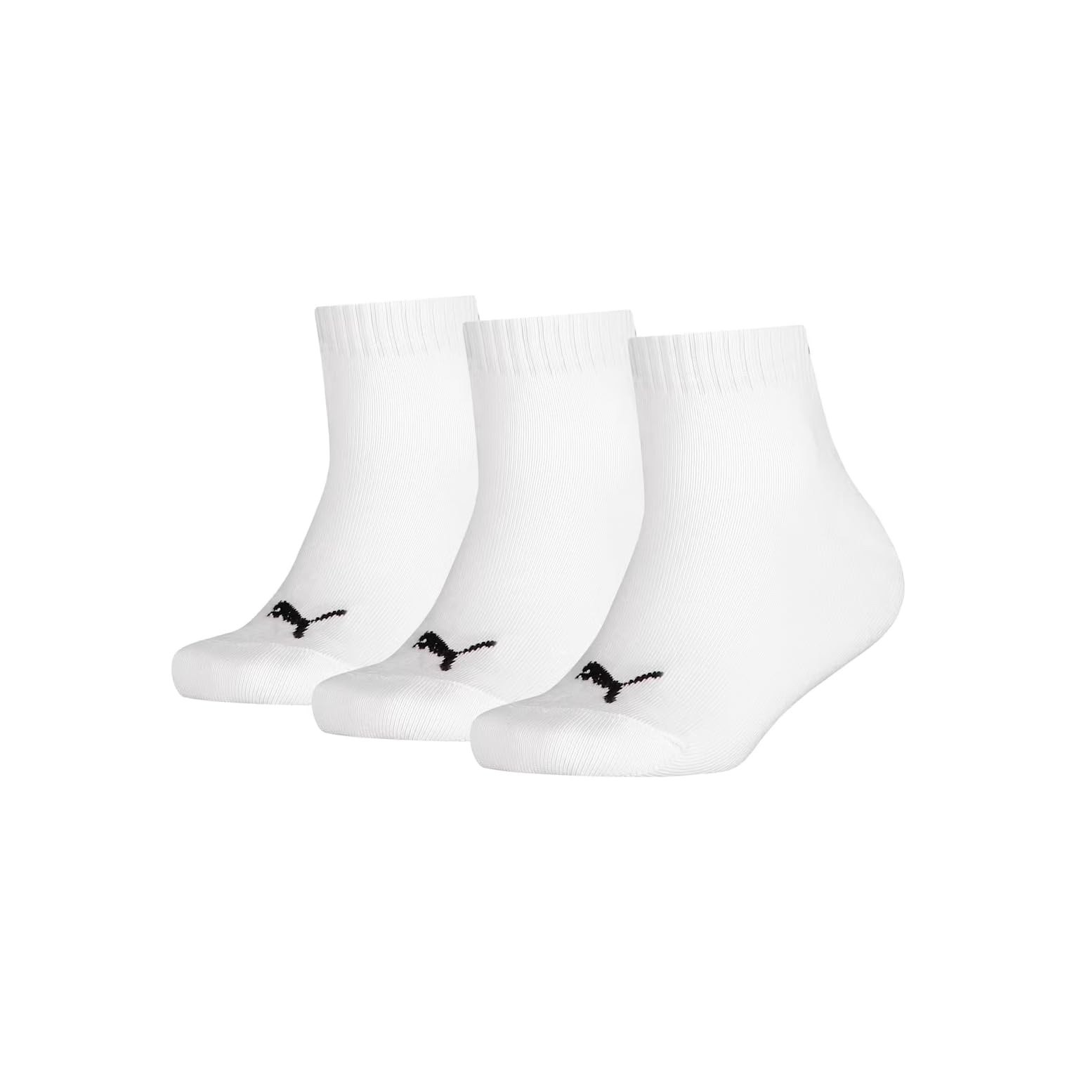PUMA Kids Plain Quarter Calcetín Unisex niños (Pack de 3)