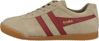 Gola Harrier Mens Casual Trainers in White Navy Red