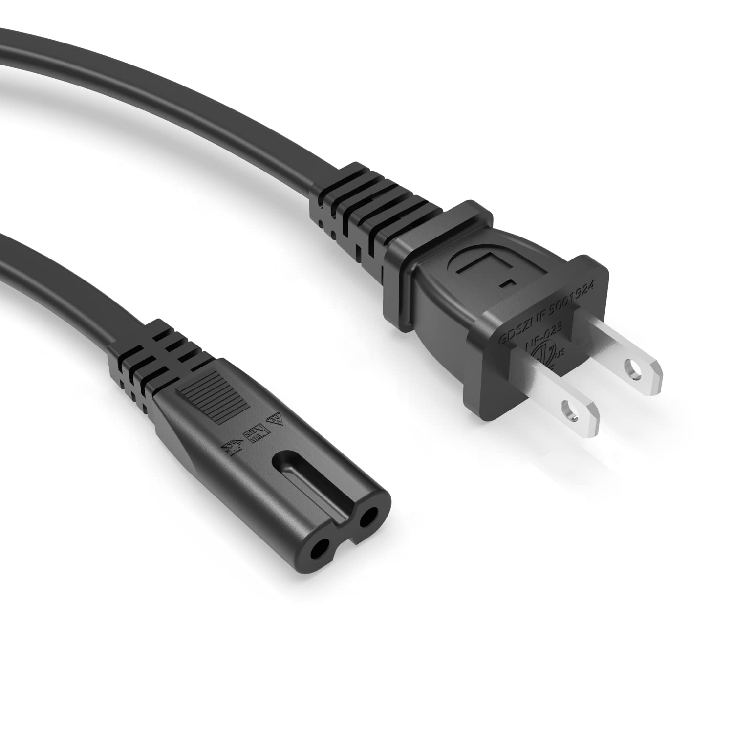 Superer TV Power Cord Cable Fit for Samsung LG TCL Sony Apple Insignia Sharp Tos