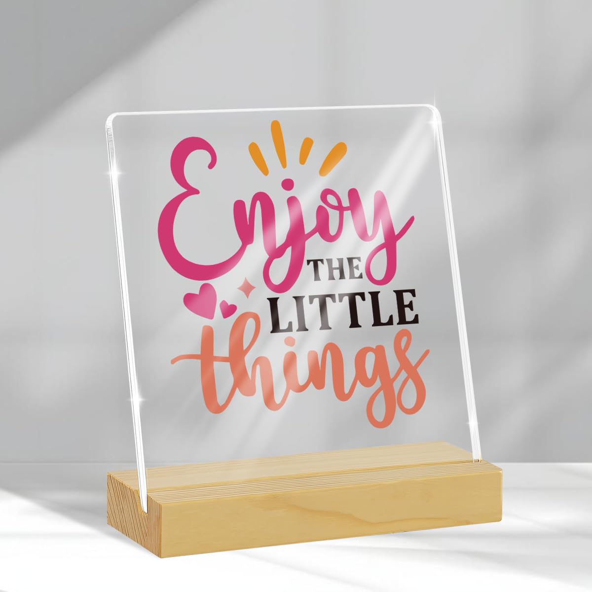 Motivational Gifts Mental Health Gifts Positive Affirmations Acrylic Sign Self C