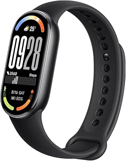 XIAOMI Smart Band 10, Smart Bracelet, Battery Life 21 Days, Black | Quick Charge, Sleep and Health Tracking, 150+ Sports, iOS and Android, 5 ATM, 2 Year Warranty, Multi-Material Frames