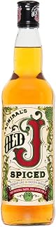 Admiral’s Old J - Spiced - Caribbean Rum with Lime & Vanilla - 35% ABV, 70cl Bottle