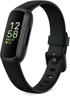 Google Fitbit Inspire 3 - Midnight Zen/Black - Small and Large Bands | Stress management, sleep tracking, 24/7 heart rate, 3-month Google Health Premium membership included, small and large bands
