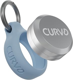 CURVD Premium Carrying Case - Durable Travel Keychain Container, Small Waterproof Holder for Earplugs, Pills, Coins Compatible with Loop, Eargasm & Vibes, or Compact Mini Purse Pill Box Container