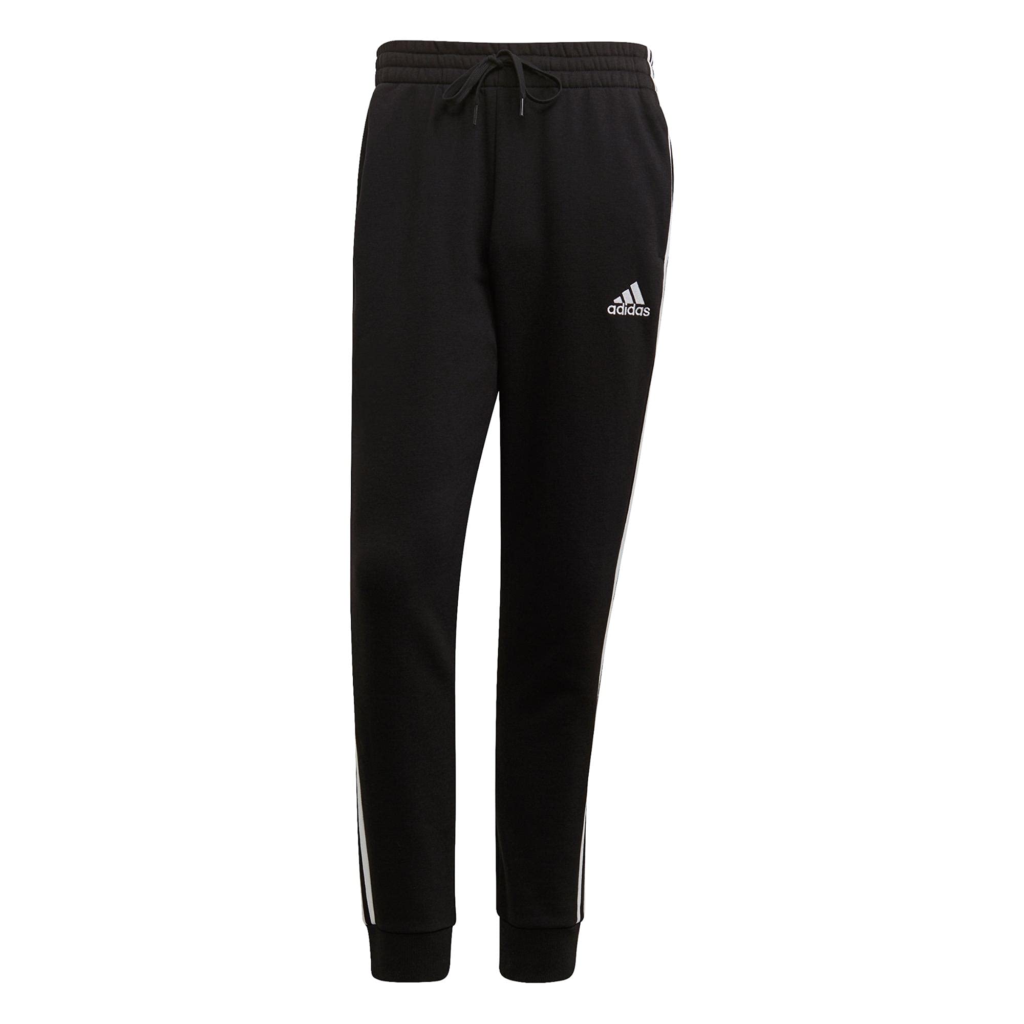 adidas Men's Essentials Fleece Tapered Cuff 3 Band Pant