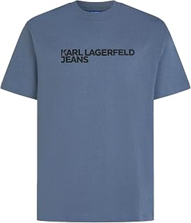 Karl Lagerfeld Jeans, Men's Essential Logo Regular Short Sleeve Regular Fit T-Shirt