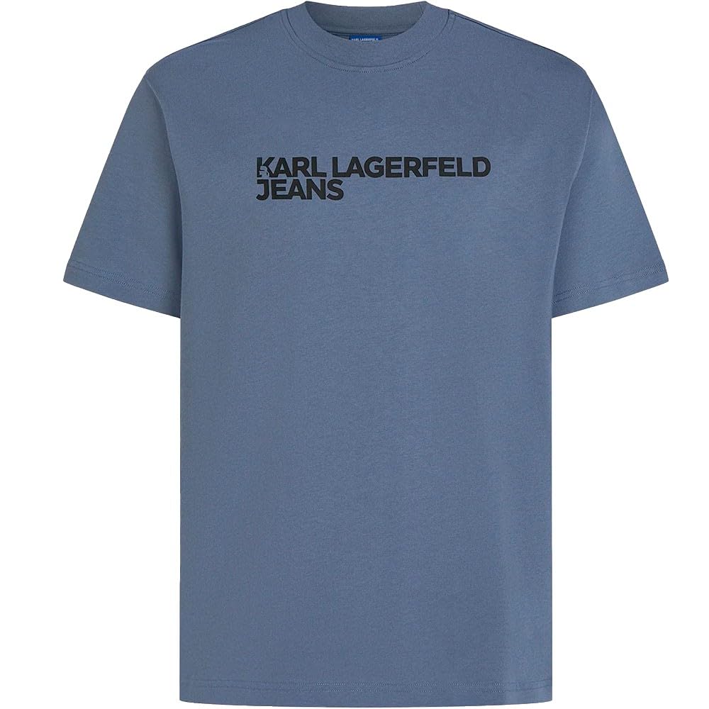 Karl Lagerfeld Jeans, Men's Essential Logo Regular Short Sleeve Regular Fit T-Sh