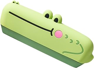 Kikumi Harmonica for 16 Holes Musical Instrument Beginner Harmonica Hard Smashing Toy Musical Instrument (Crocodile)