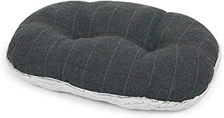 Petface Twilight Tweed Oval Dog Cushion, Reversible & Machine Washable, Medium (Pack of 1)