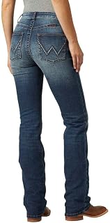 Wrangler Willow Women's Mid Rise Bootcut Riding Jeans, Rebecca, 34