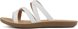 Soda ISABEL ~Women Fashion Comfortable Slip On Flat Cross bands Toe Ring Fashion Sandals