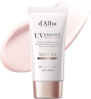 d'alba Waterfull SPF50+PA++++ Italian White Truffle, Tinted Sun Cream with | with UV Filters, Vegan, Illuminating Sunscreen, Korean Skincare, Daily Use (50ml)