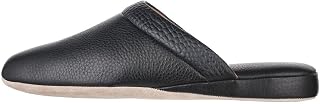 PAMIR Men's Premium Full-Grain Leather Backless Slippers