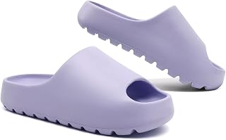 Jaeynow Cloud Slides for Women Men,EVA Soft Recovery Slides for Womens,Thick Sole Open Toe Shower Shoes Mens Sandals Outdoor&Indoor House Slippers Sandals