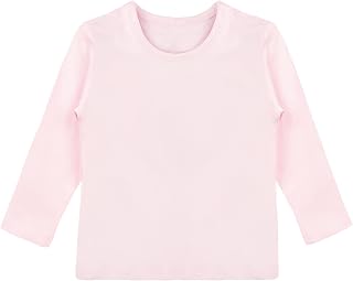 Lilax Girls Basic Long Sleeve Round Neck T-Shirt