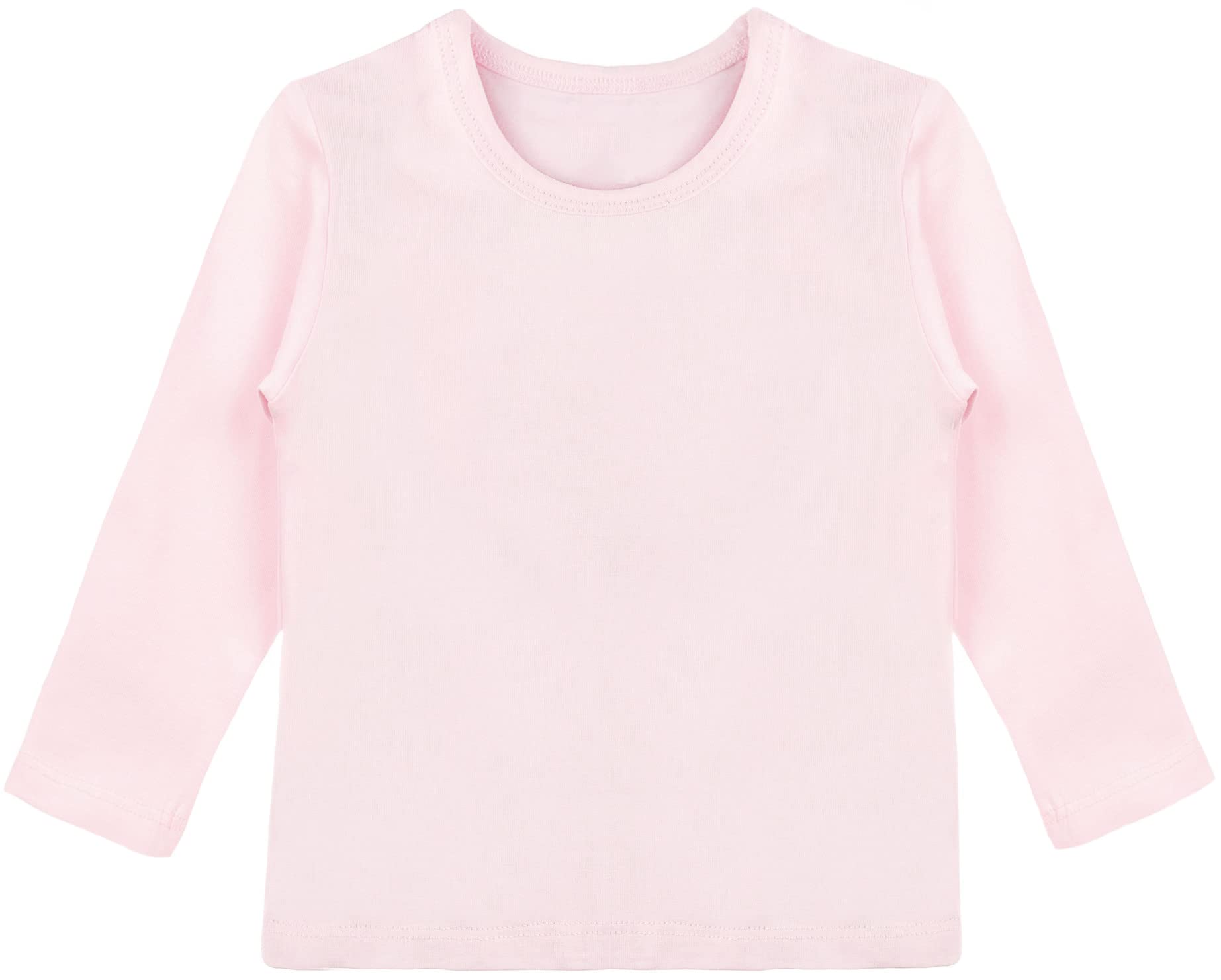 Lilax Girls Basic Long Sleeve Round Neck T-Shirt