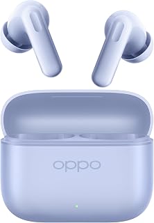 OPPO Enco Buds3 Pro Wireless Headphones, 54h Battery, 1/2" Driver, IP55 Waterproof, Bluetooth 5.4, Enco Master EQ, Blue Lilac