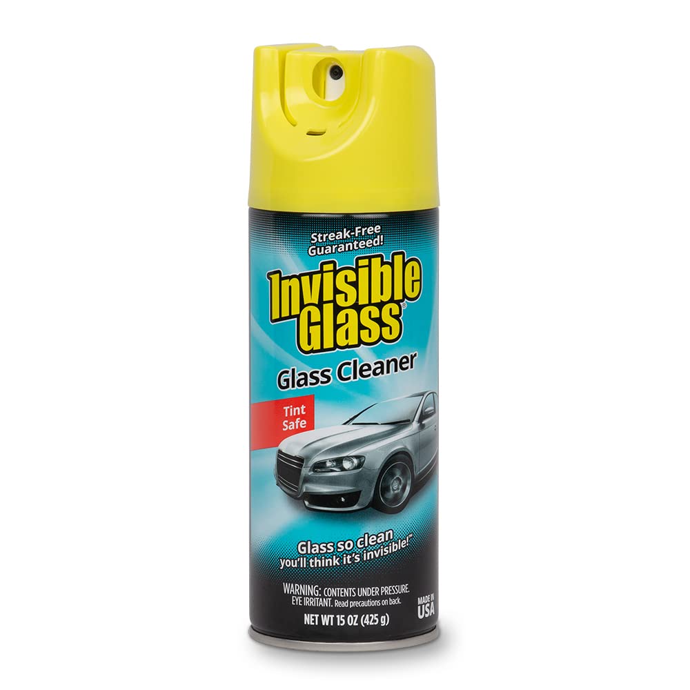 Invisible Glass Auto Glass Cleaner Foaming Spray, 15 oz, 91163 | Streak-free, am