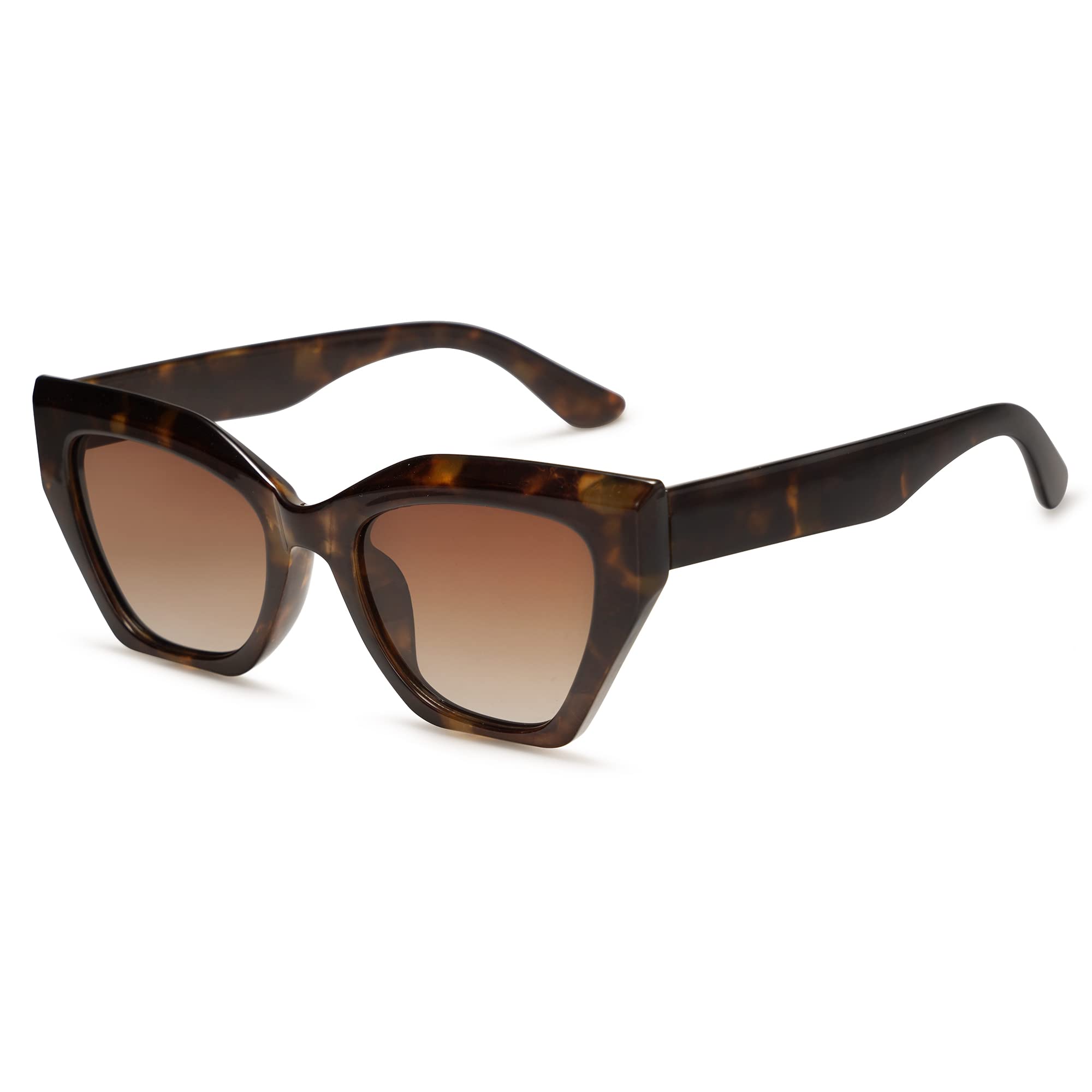 SOJOS Cateye Polarisierte Eckige Sonnenbrille SJ2235