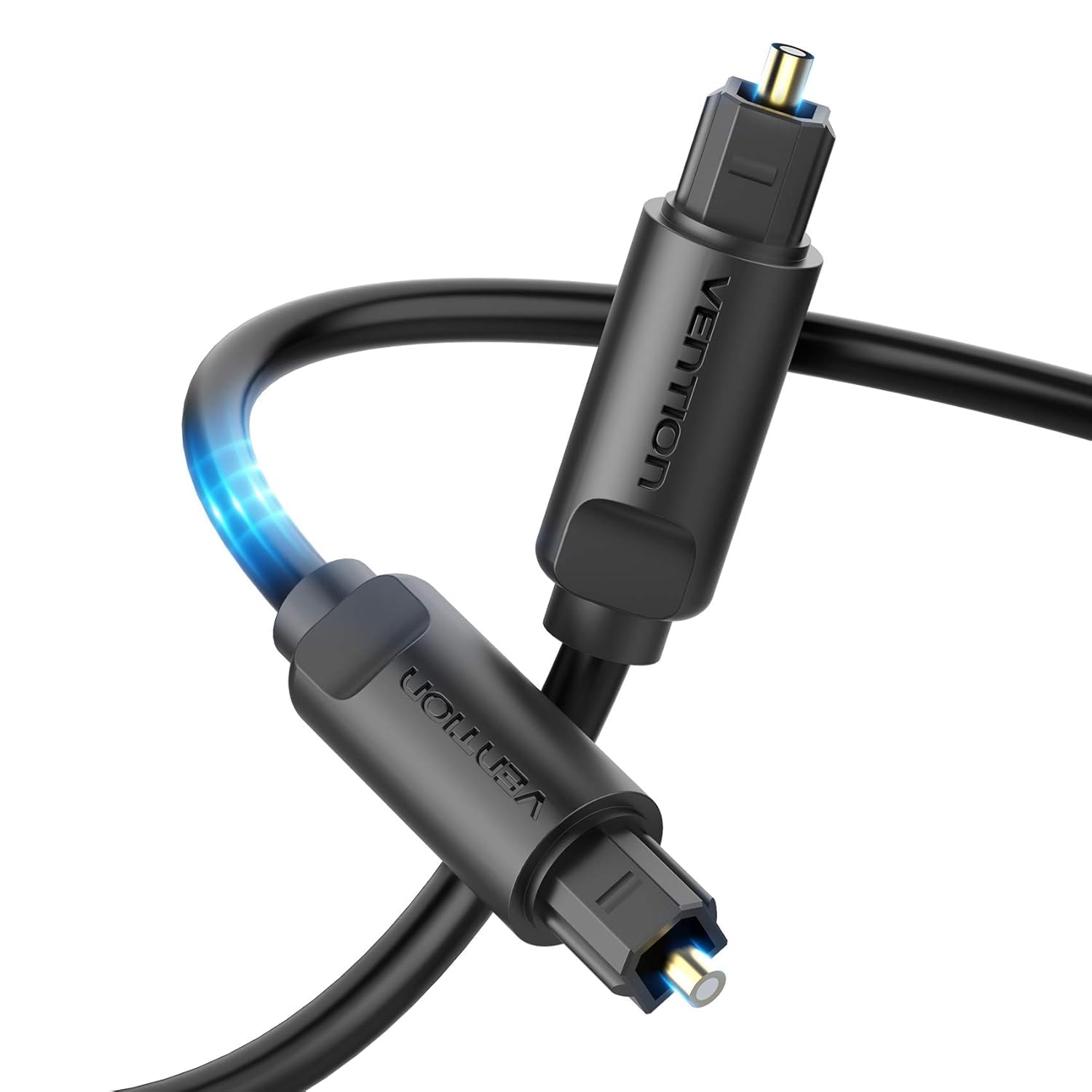 VENTION Digital Audio Cable for Soundbar to TV - 1m Toslink Optical, Gold-Plated