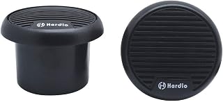 Herdio 3 Inch Waterproof Marine Speakers 2 Way Full Range Audio Stereo System Motorcycle Speaker with MAX Power 140 W (Pair) for Motorcycle,Boat,UTV,ATV,Golf Carts,Powersports,CAR,SPA,Hottub(Black)