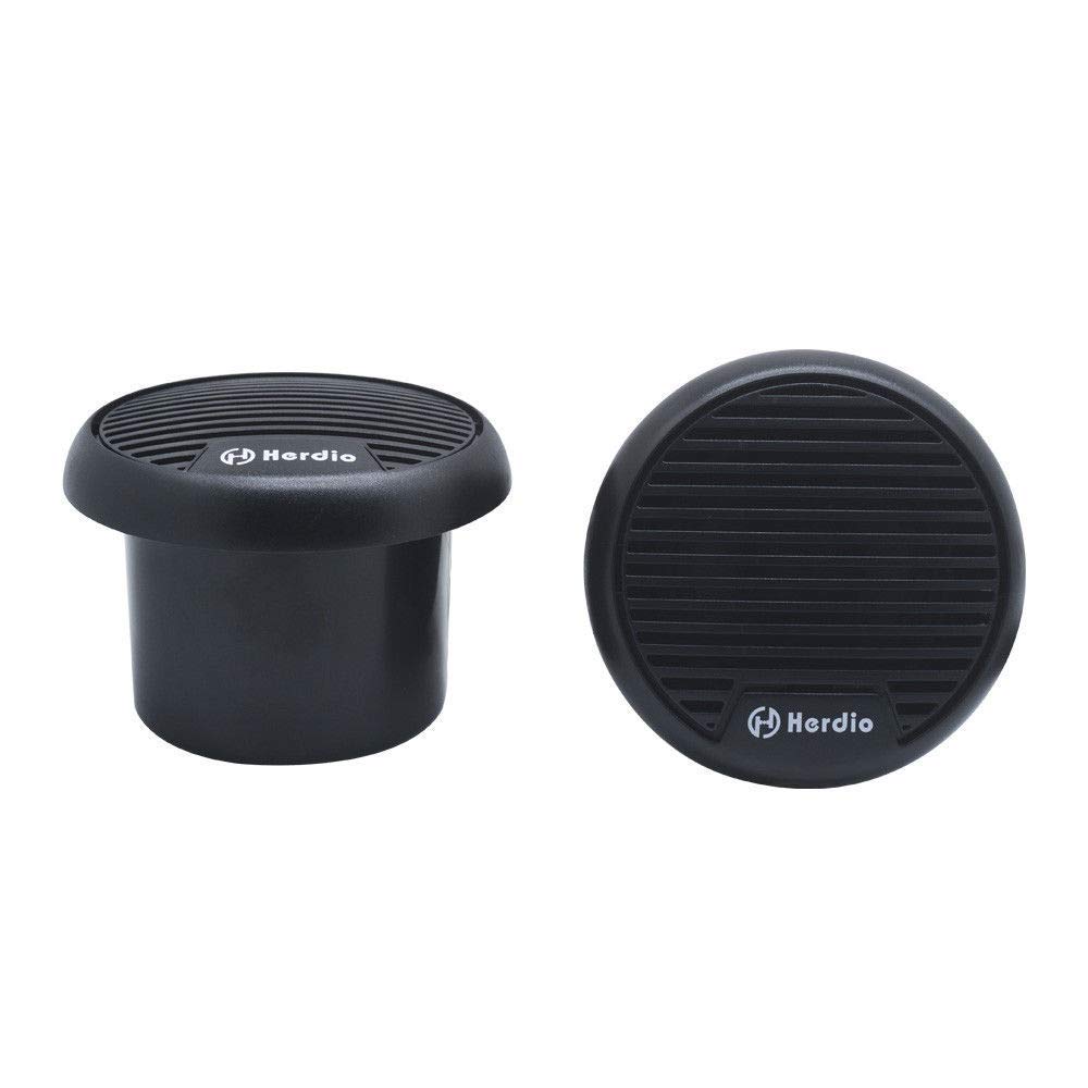 Herdio 3 Inch Waterproof Marine Speakers 2 Way Full Range Audio Stereo System Mo