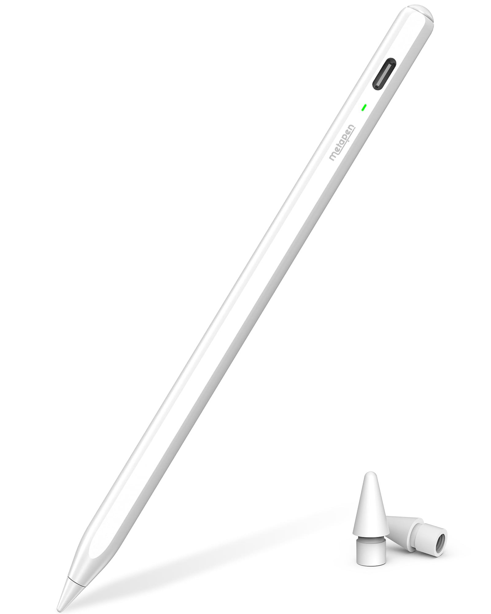 Metapen Pencil Air8 for Apple iPad 2018-2026, 10 Min Faster Charge, Palm Rejecti