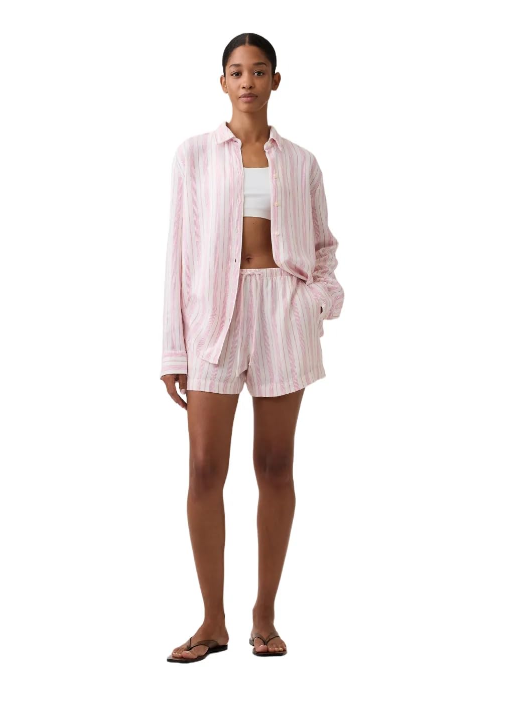 Gap Women's 4" Linen Easy Pull-on Short