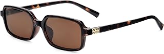 Gafas de sol rectangulares de moda para mujer, pequeñas, estrechas, ligeras, retro, versátiles, JX2114