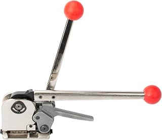 sliyxtwio Steel Strapping Tool for 1/2’’ to 3/4" Width Steel, 3-in-1 (Tensioner, Crimper, Cutter) Straps Packing Machine Sealless Combination Tool Metal Banding Tools