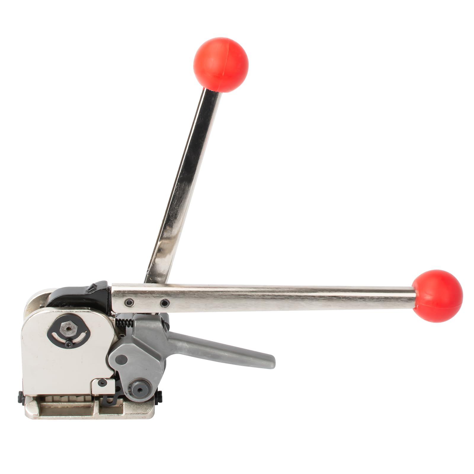 sliyxtwio Steel Strapping Tool for 1/2’’ to 3/4" Width Steel, 3-in-1 (Tensioner,
