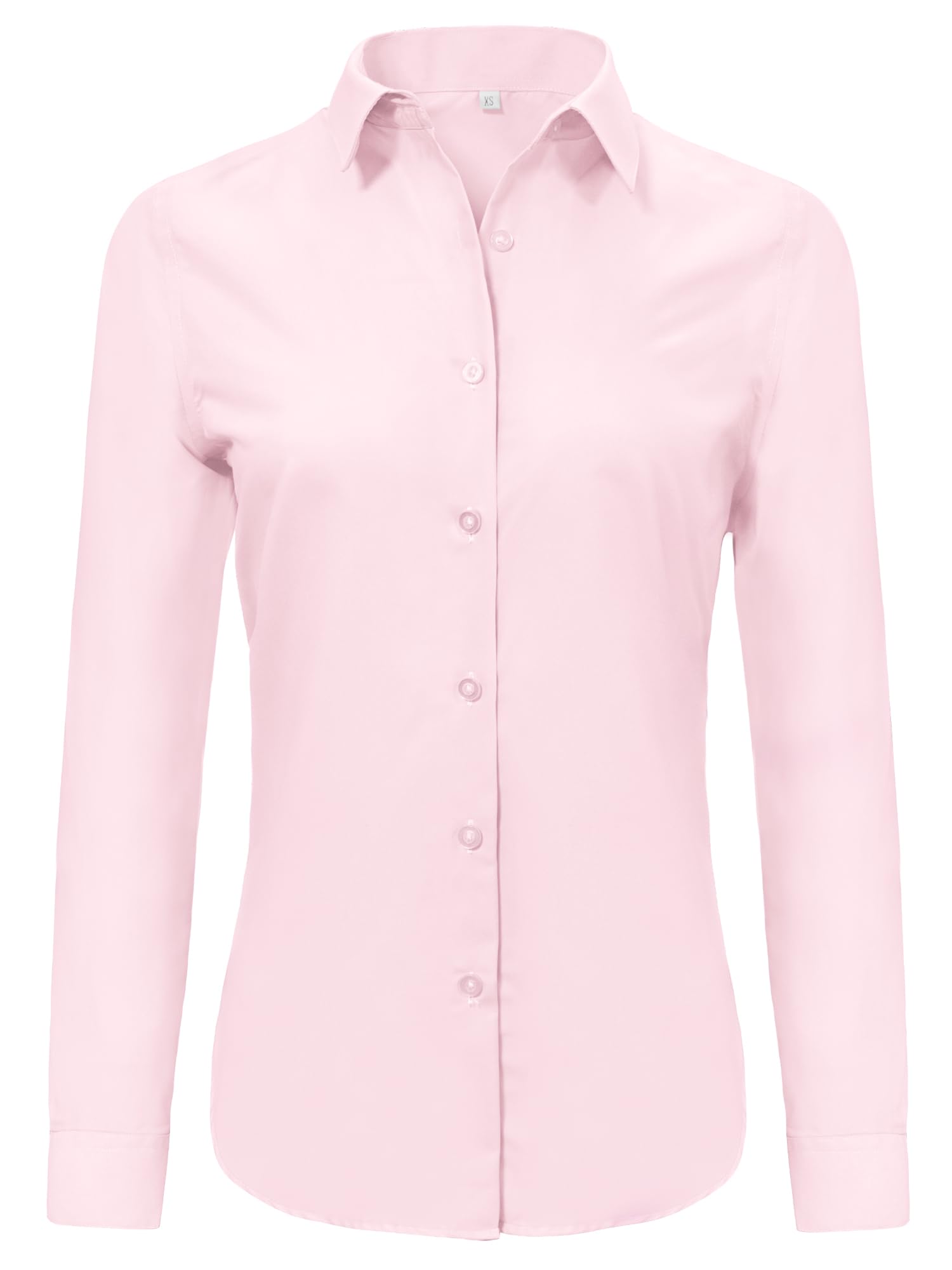 Ruisin Women Soft Modal Wrinkle Free Button Down Short Sleeve Shirts for Work Fo