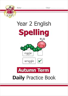 KS1 Spelling Year 2 Daily Practice Book: Autumn Term (CGP Year 2 Daily Workbooks)