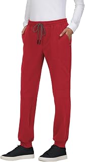 KOI Next Gen Women's 7 Pocket Good Vibe Jogger Scrub Pants with 4-Way Stretch and Elastic Waistband