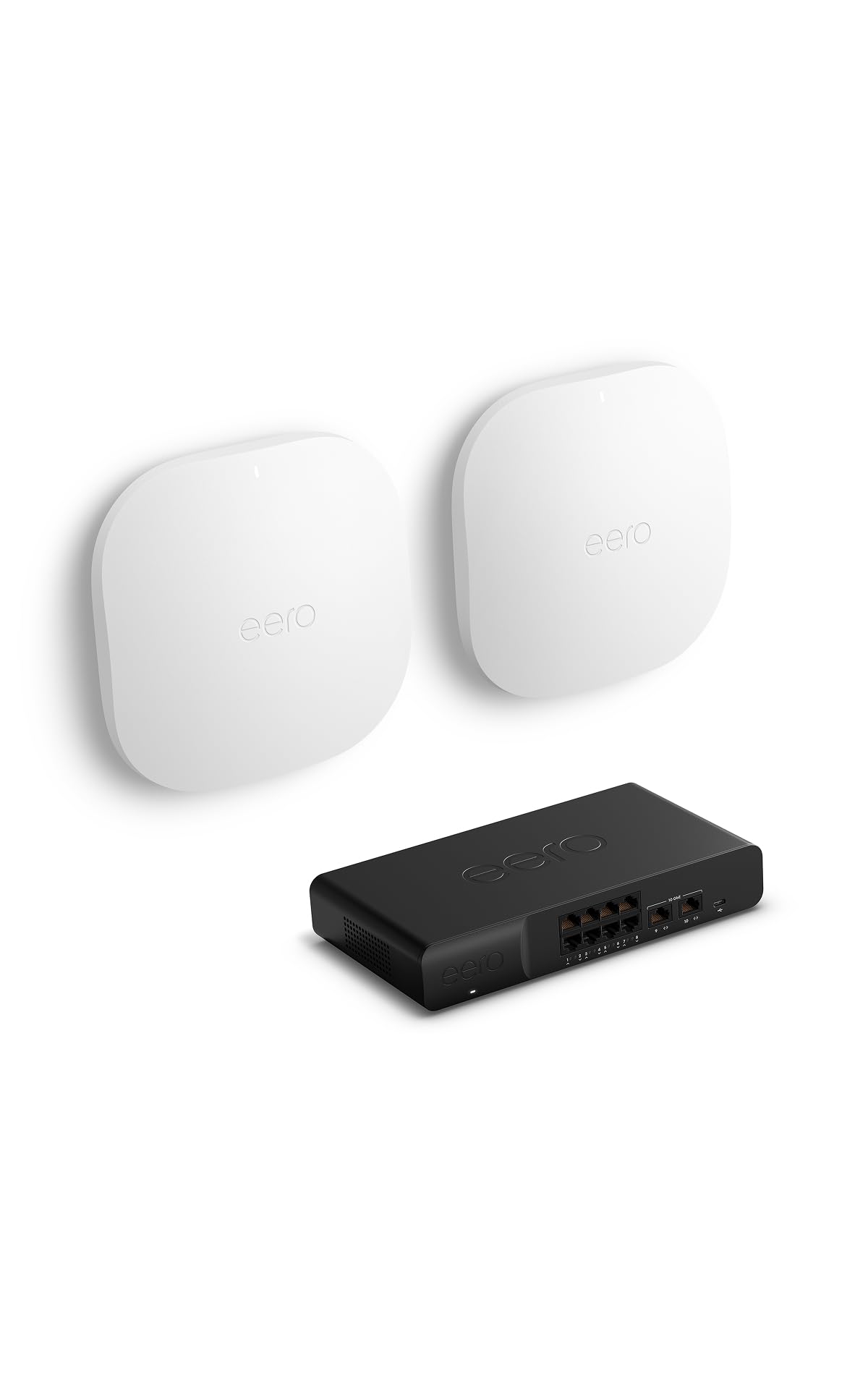Two Amazon eero PoE 7s (newest model) with Amazon eero PoE Gateway