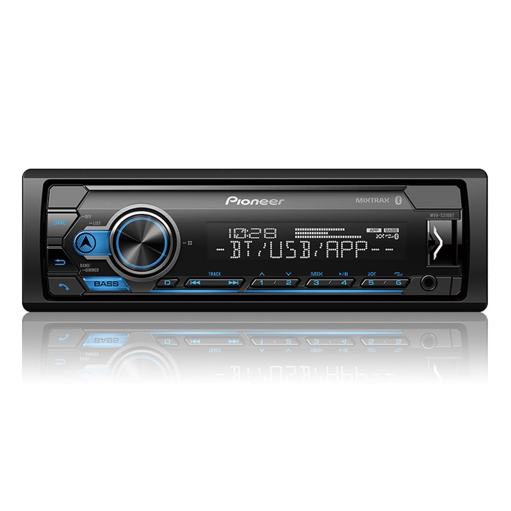 Pioneer MVH-S310BT Digital Media Receiver with Smart Sync App Compatibility/MIXT